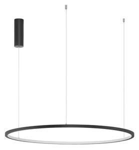 LED luster Tarquin 80 čierne – Čierna