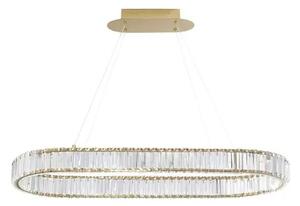 Krištáľový luster Aurelia 92 zlaté – LED