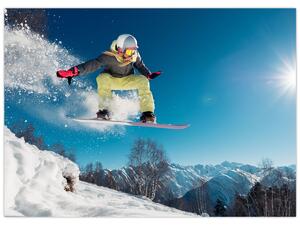 Obraz - Snowboardista (70x50 cm)
