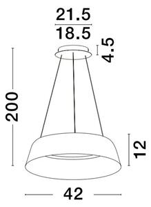 Retro luster Alba 42 biele – Biela