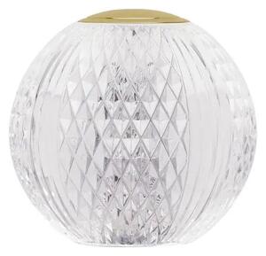 Rustikálna stolová lampa Brillante 9 zlaté – LED