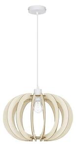 Drevený luster Ottoline 40 biele – Biela