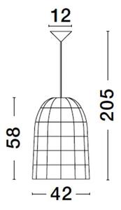 Rustikálny luster Griffin 42 ratan – E27