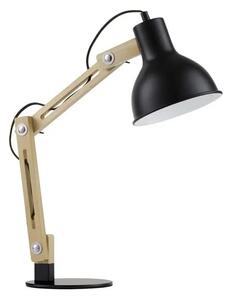 Drevená stolová lampa Grou 41.3 čierne – Čierna