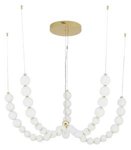 Luster na lanku Perla 118 zlaté – LED