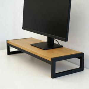 Podstavec pod monitor Frame s masívnou dubovou doskou