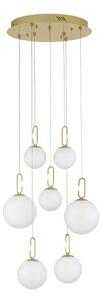 Rustikálny luster Hook 56.6 zlaté – LED
