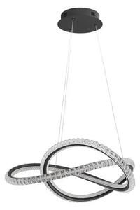 LED luster Ginevra 57 čierne