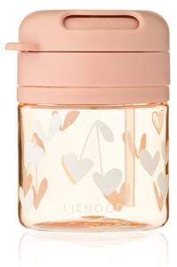 Detská fľaša so slamkou Pavia Sweethearts 280 ml