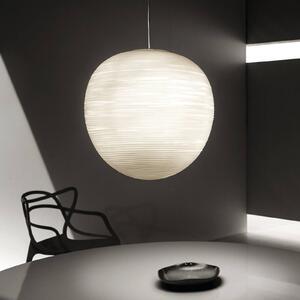 Foscarini Rituals XL E27-LED závesné svietidlo zo skla, Biela / opálová, Obývacia izba / jedáleň, Sklo, Dizajn, Guľa