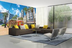 Samolepiaca vliesová fototapeta Pouličné vozidlá 375 x 250 cm