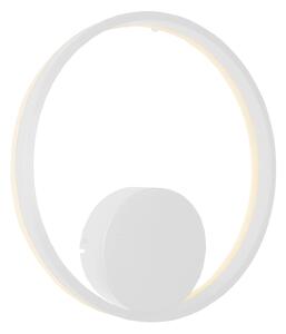 LED nástenné svietidlo Halo 40 biele – 1 x 24 W