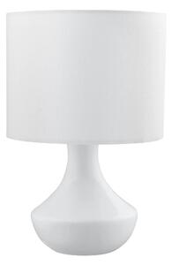 Rustikálna stolová lampa Rosia 18 biele – Biela
