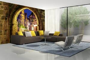 Samolepiaca vliesová fototapeta Francúzske Alsasko 375 x 250 cm