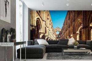 Samolepiaca vliesová fototapeta Staroveké opátstvo San Galgano 375 x 250 cm