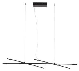 LED luster Raccio 115 čierne – Čierna