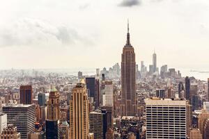 DIMEX | Vliesové fototapety na stenu New York MS-5-1197 | 375 x 250 cm | béžová, hnedá, šedá