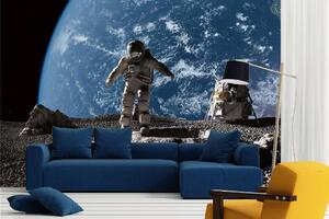 Samolepiaca vliesová fototapeta Chôdza astronauta 375 x 250 cm