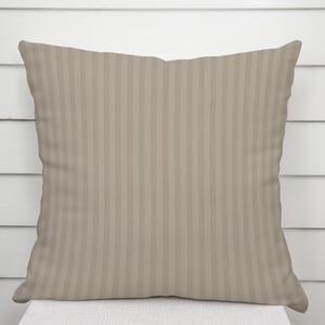 Biante Damašková obliečka na vankúš Atlas Grádl DM-022 Latte - pásiky 1 cm 30 x 50 cm