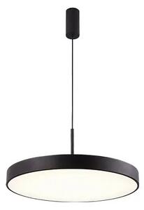Moderný LED luster Marcello 40 Cct čierna s diaľkovým ovládaním