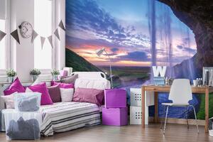 Samolepiaca vliesová fototapeta Seljalandsfoss, Island 375 x 250 cm