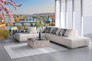 Samolepiaca vliesová fototapeta Pražská panoráma 375 x 250 cm