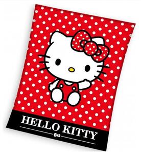 Detská deka Hello Kitty Red 150x200 cm