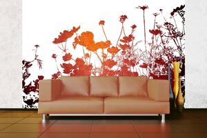 Samolepiaca vliesová fototapeta Kvetinová textúra 375 x 250 cm