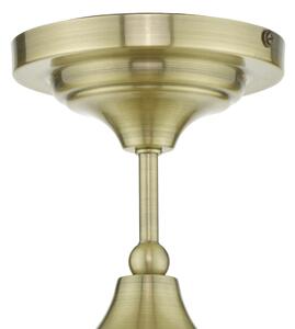 Där Lighting CAD0175 -Kúpeľňový prisadený luster CADEN 1xE27/60W/230V IP44 mosadz