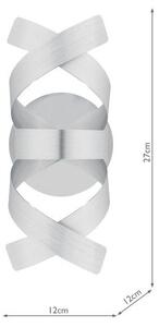 Där Lighting RAW0750 - Nástenné svietidlo RAWLEY 1xG9/25W/230V matný chróm