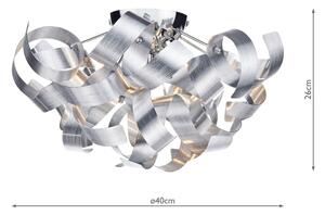 Där Lighting RAW0450 - Stropné svietidlo RAWLEY 4xG9/25W/230V matný chróm