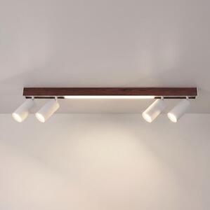 BRILAGI - LED Bodové svietidlo SELE 4xGU10/30W/230V + LED/20W biela/dubový dekor