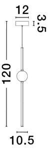 Rustikálny luster Acrobat 105 – LED