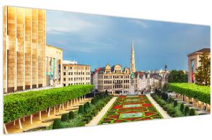 Obraz - Brusel (120x50 cm)