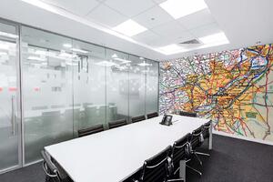 Samolepiaca vliesová fototapeta Mapa Philadelphie 375 x 250 cm