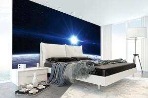 Samolepiaca vliesová fototapeta Pohľad na planétu Zem 375 x 250 cm