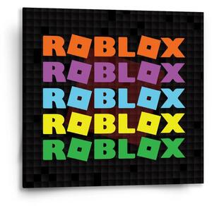 Sablio Obraz ROBLOX Farebný text - 50x50 cm