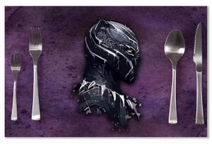 Sablio Prestieranie BLACK PANTHER z profilu Fialový hmlistý: 40x30cm