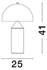 Dizajnová stolová lampa Bolt – E27