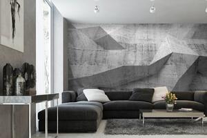 Samolepiaca vliesová fototapeta Betón 3D interiér 375 x 250 cm