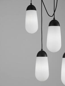 Luster na lanku Blaky 103 čierne – E14