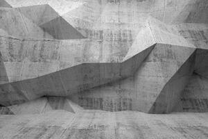 DIMEX | Vliesové fototapety na stenu Betón 3D interiér MS-5-2595 | 375 x 250 cm | biela, šedá