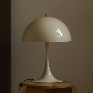 Louis Poulsen stolová lampa Panthella 320, béžová, Ø 32 cm, E14, Krémová / jantárovo žltá, Obývacia izba / jedáleň, Plast, Moderný, Stolová lampa