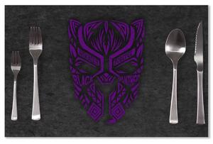 Sablio Prestieranie BLACK PANTHER wakanda forever Fialový: 40x30cm
