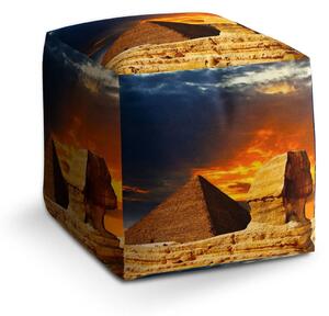Sablio Taburet Pyramidy - 40x40x40 cm