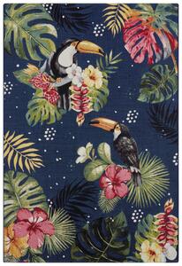 Hanse Home Collection koberce Kusový koberec Flair 105609 Tropical Dream Blue Multicolored – na von aj na doma - 80x165 cm