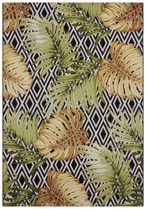 Hanse Home Collection koberce Kusový koberec Flair 105611 Diamonds and Leaves Multicolored – na von aj na doma - 80x165 cm