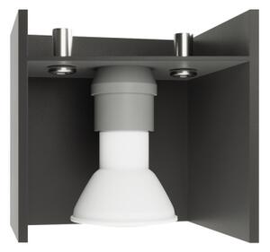 Sollux SL.0022 - Bodové svietidlo QUAD 1 1xGU10/10W/230V čierna