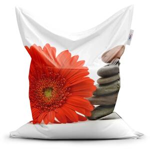 Sablio Sedací vak Gerbera s kameňmi - 150x100 cm