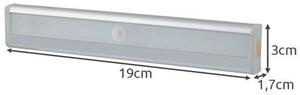 LED lampa s pohybovým senzorom - samolepiaca MX3455